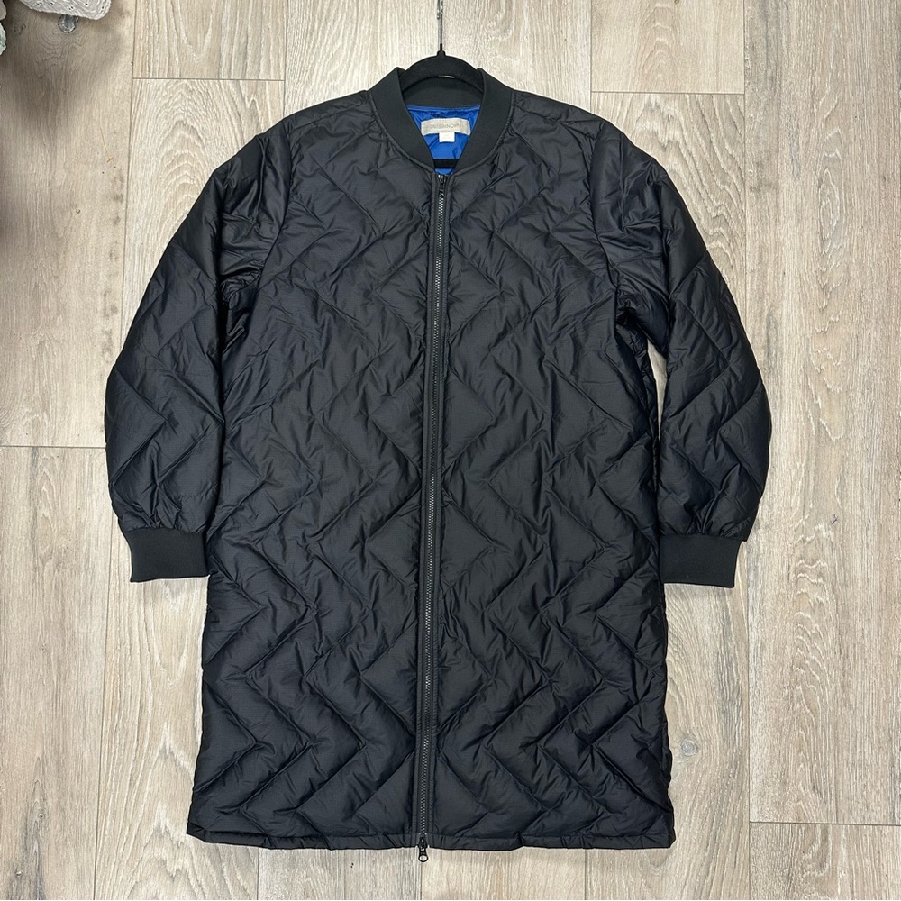 OuterKnown black long puffer jacket